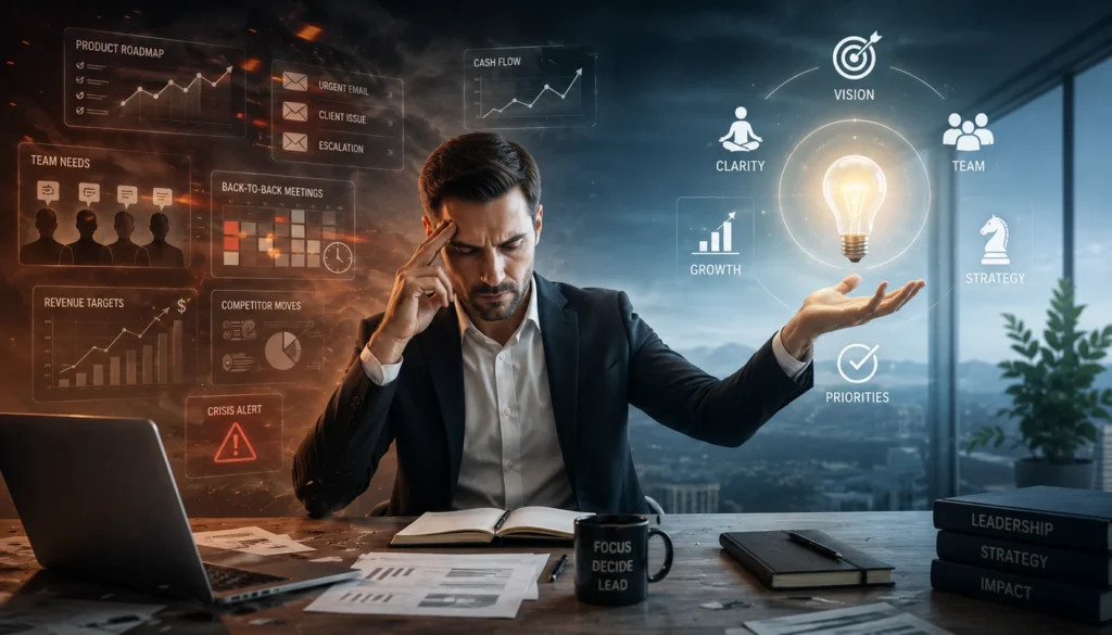 Executive Resilience Under Pressure: Why Pausing Beats Pushing for Success 3 Executive Resilience Under Pressure-Focus Clarity And Balance